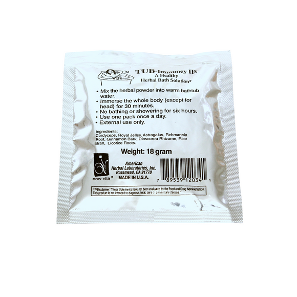 Tub - Immuny II-Natural herbal bath solution-newvita